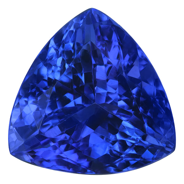 5.57ct Trillion Certified AAAA Tanzanite Gemstone 11.04mm