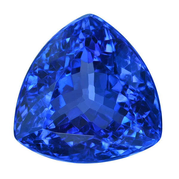 7.89ct Trillion Certified AAAA Tanzanite Gemstone 11.51x11.53mm