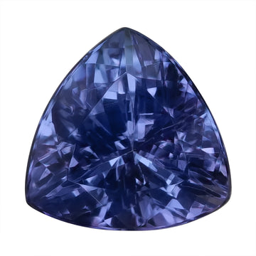 1.90ct AA Trillion Certified Tanzanite Gemstone 8mm