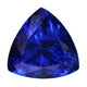 2.50ct AAAA Trillion Certified Tanzanite Gemstone 9mm