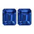 12.63ct AAAA Matched Pair Emerald cut Certified Tanzanite Gemstone 11.80x9.80mm