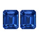 12.63ct AAAA Matched Pair Emerald cut Certified Tanzanite Gemstone 11.80x9.80mm