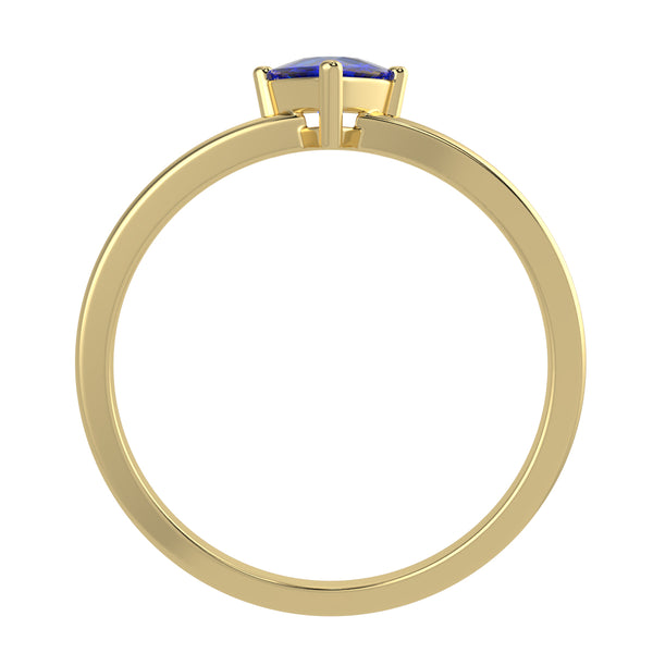 RTRA1001-Aisha - Trillion Tanzanite Ring