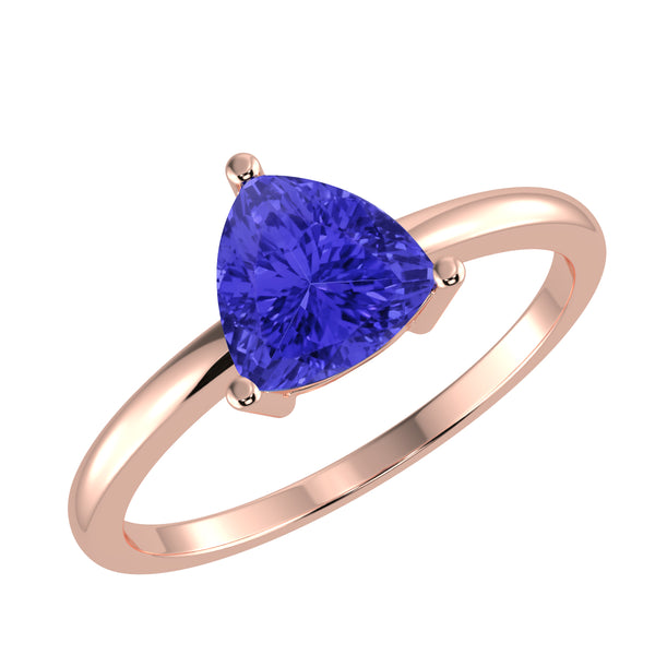 RTRA1001-Aisha - Trillion Tanzanite Ring