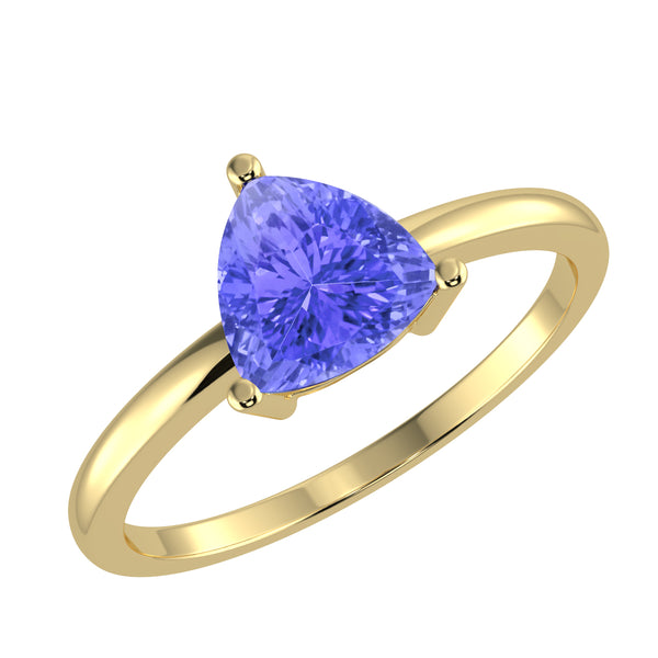 RTRA1001-Aisha - Trillion Tanzanite Ring