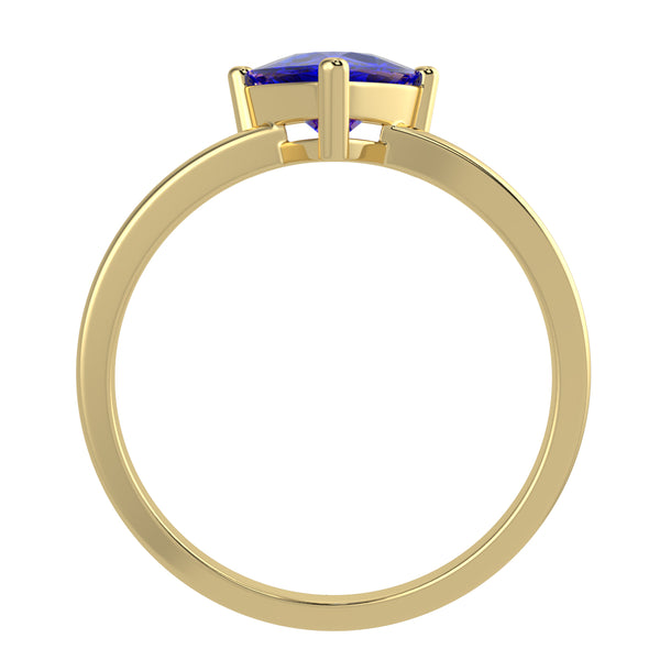 RTRA1001-Aisha - Trillion Tanzanite Ring