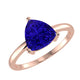 RTRA1001-Aisha - Trillion Tanzanite Ring