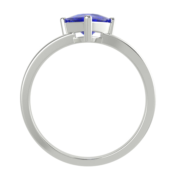 RTRA1001-Aisha - Trillion Tanzanite Ring