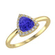 RTRA1002-Bella -Trillion Tanzanite Ring