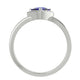 RTRA1002-Bella -Trillion Tanzanite Ring