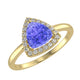 RTRA1002-Bella -Trillion Tanzanite Ring