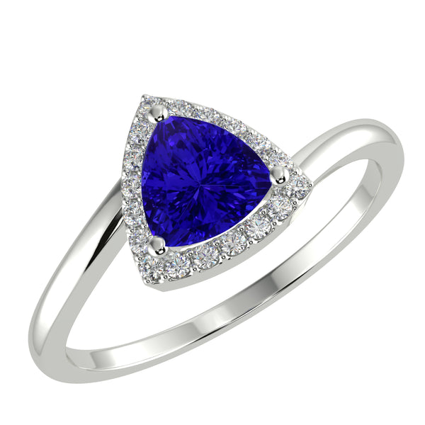 RTRA1004-Emma -Trillion Tanzanite Ring