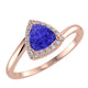 RTRA1004-Emma -Trillion Tanzanite Ring