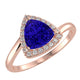 RTRA1004-Emma -Trillion Tanzanite Ring