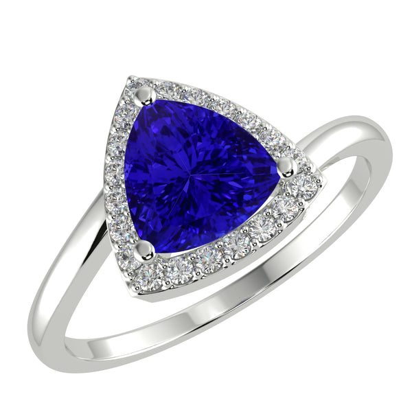 RTRA1004-Emma -Trillion Tanzanite Ring