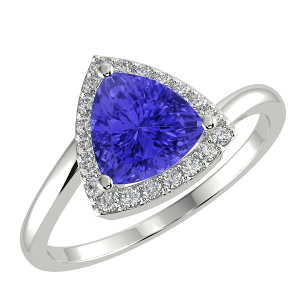 RTRA1004-Emma -Trillion Tanzanite Ring