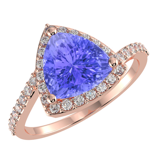 RTRA1004-Emma -Trillion Tanzanite Ring