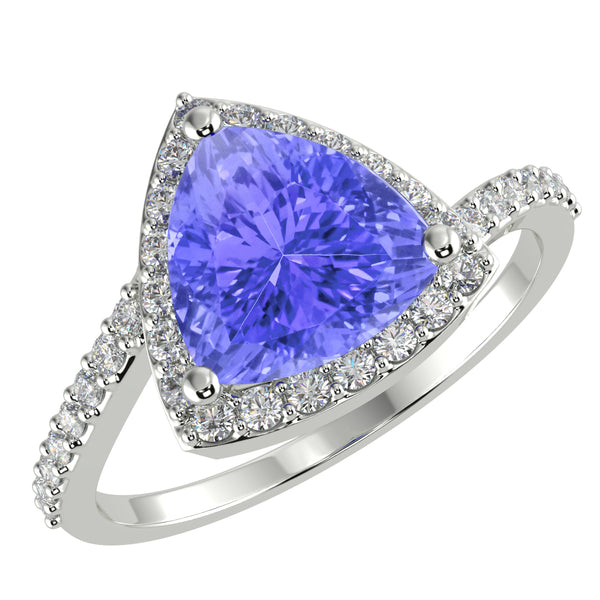 RTRA1004-Emma -Trillion Tanzanite Ring