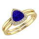 RTRA1005-Holly -Trillion Tanzanite Ring