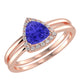 RTRA1005-Holly -Trillion Tanzanite Ring