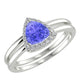 RTRA1005-Holly -Trillion Tanzanite Ring