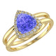 RTRA1005-Holly -Trillion Tanzanite Ring