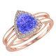 RTRA1005-Holly -Trillion Tanzanite Ring