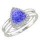 RTRA1005-Holly -Trillion Tanzanite Ring