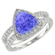 RTRA1005-Holly -Trillion Tanzanite Ring