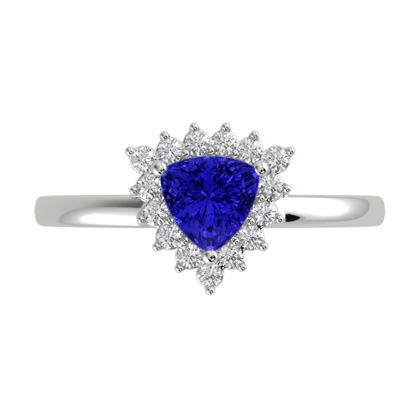 RTRA1006-Sierra -Trillion Tanzanite Ring