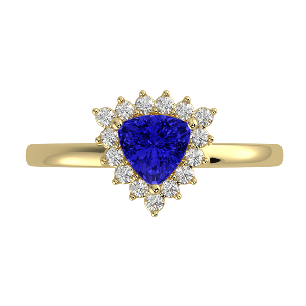 RTRA1006-Sierra -Trillion Tanzanite Ring