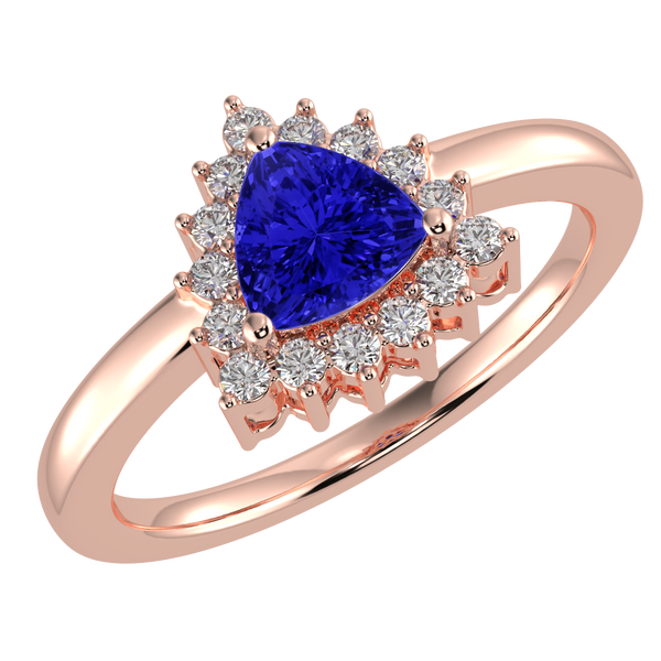 RTRA1006-Sierra -Trillion Tanzanite Ring