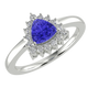 RTRA1006-Sierra -Trillion Tanzanite Ring