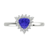 RTRA1006-Sierra -Trillion Tanzanite Ring