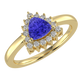 RTRA1006-Sierra -Trillion Tanzanite Ring