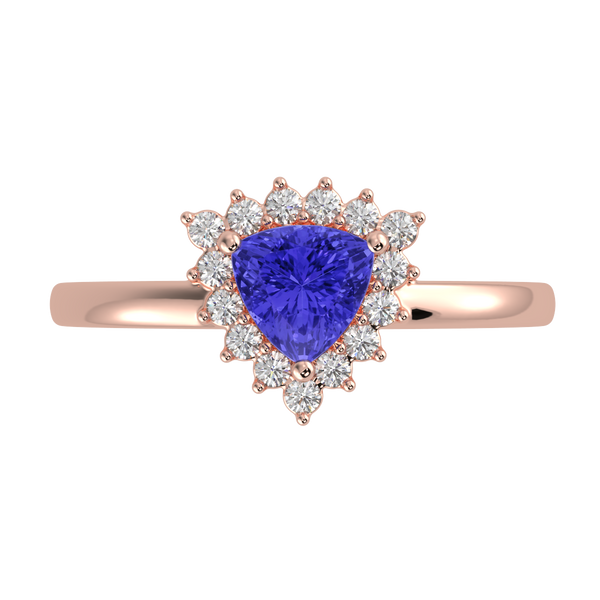 RTRA1006-Sierra -Trillion Tanzanite Ring