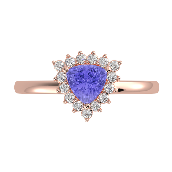 RTRA1006-Sierra -Trillion Tanzanite Ring