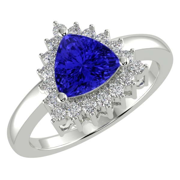 RTRA1006-Sierra -Trillion Tanzanite Ring