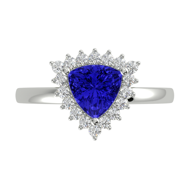 RTRA1006-Sierra -Trillion Tanzanite Ring