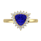 RTRA1006-Sierra -Trillion Tanzanite Ring