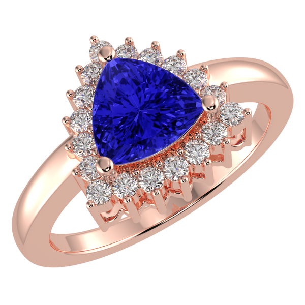 RTRA1006-Sierra -Trillion Tanzanite Ring