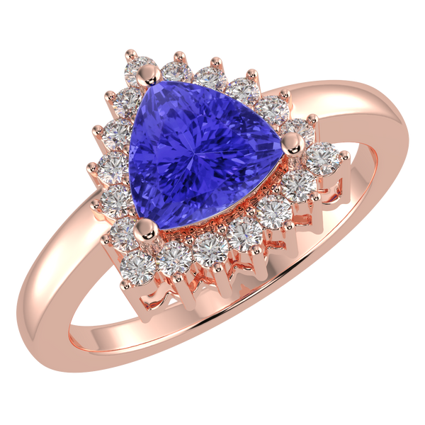 RTRA1006-Sierra -Trillion Tanzanite Ring