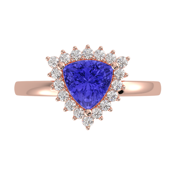 RTRA1006-Sierra -Trillion Tanzanite Ring