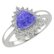 RTRA1006-Sierra -Trillion Tanzanite Ring