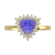 RTRA1006-Sierra -Trillion Tanzanite Ring