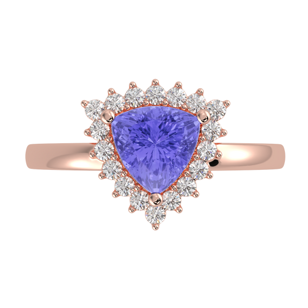 RTRA1006-Sierra -Trillion Tanzanite Ring