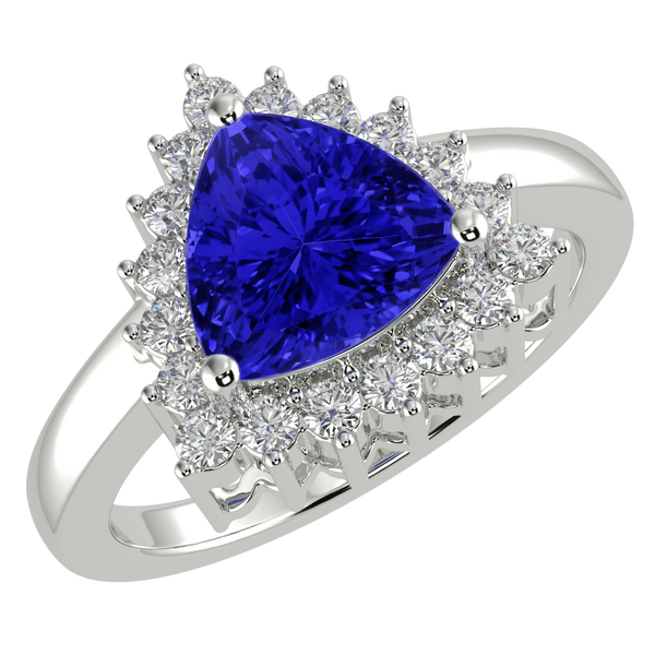 RTRA1006-Sierra -Trillion Tanzanite Ring