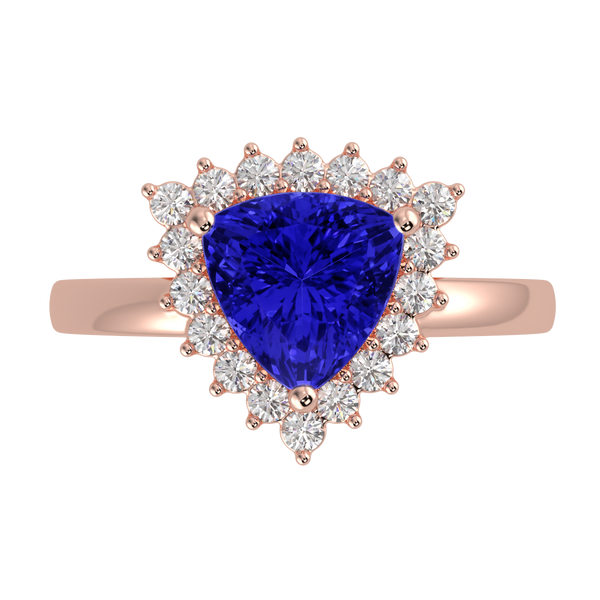 RTRA1006-Sierra -Trillion Tanzanite Ring