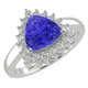 RTRA1006-Sierra -Trillion Tanzanite Ring