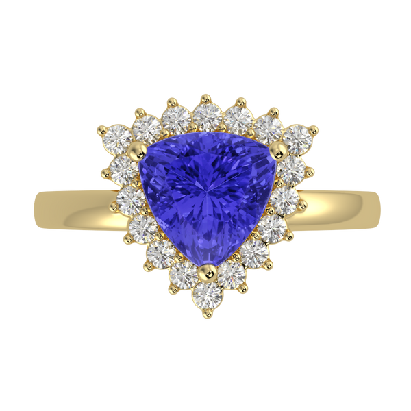 RTRA1006-Sierra -Trillion Tanzanite Ring